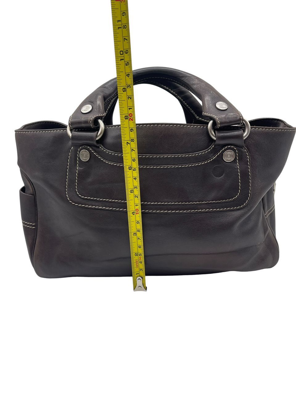 Celine Celine Boogie Bag Brown Leather Vintage Y2K Made in Italy Size ONE SIZE - 19 Thumbnail