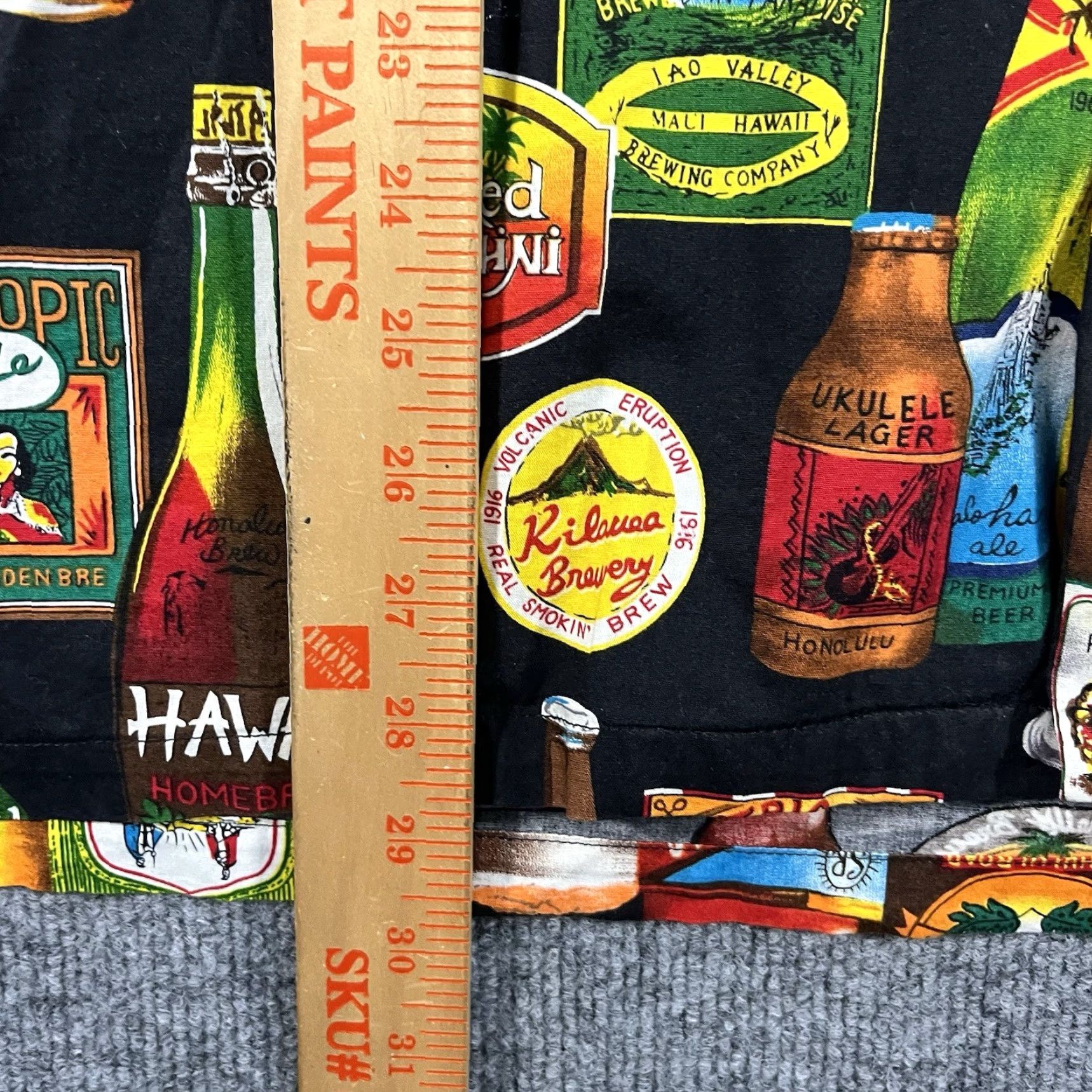 Hilo Hattie VINTAGE Hilo Hattie Shirt Mens XL Blue Hawaiian Camp Button Front Beer Palm Tropical Vtg Size US XL / EU 56 / 4 - 6 Thumbnail