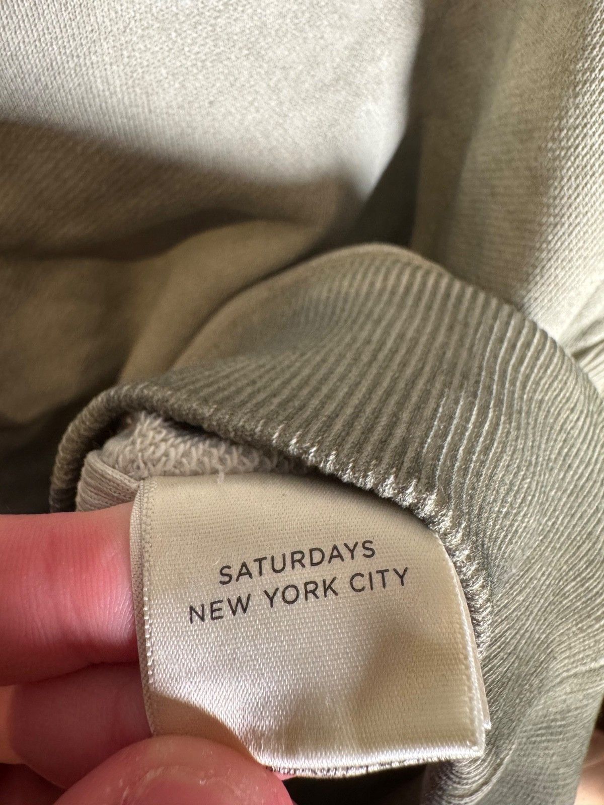 Other Saturdays New York City Embroidered Dyed Large Sweatshirt Size US L / EU 52-54 / 3 - 9 Thumbnail