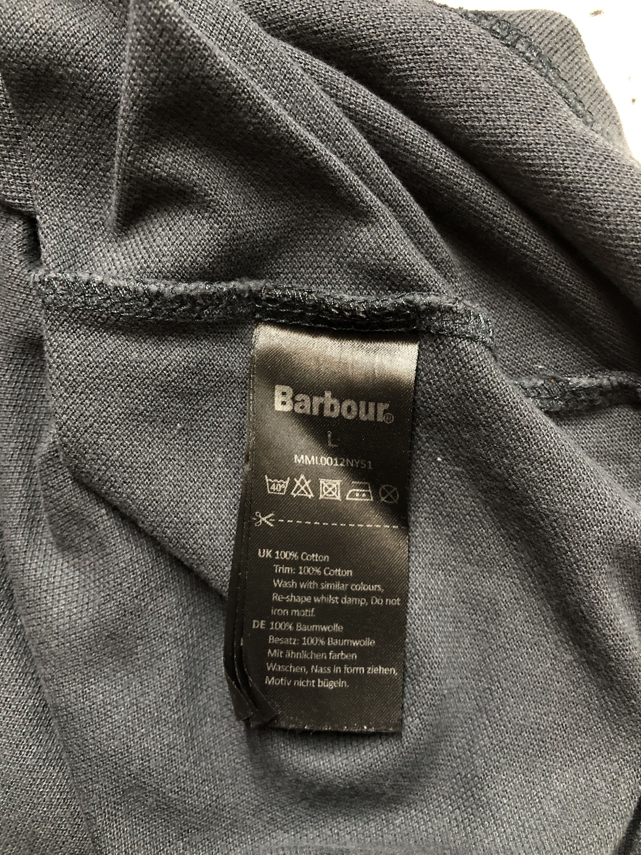 Barbour Barbour Vintage Polo Short Sleeve Size US L / EU 52-54 / 3 - 5 Thumbnail