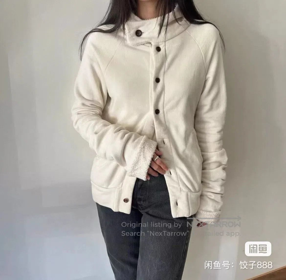 Yohji Yamamoto Yohji Yamamoto Long Sleeve Fleece Hoodie. Size US M / EU 48-50 / 2 - 9 Thumbnail