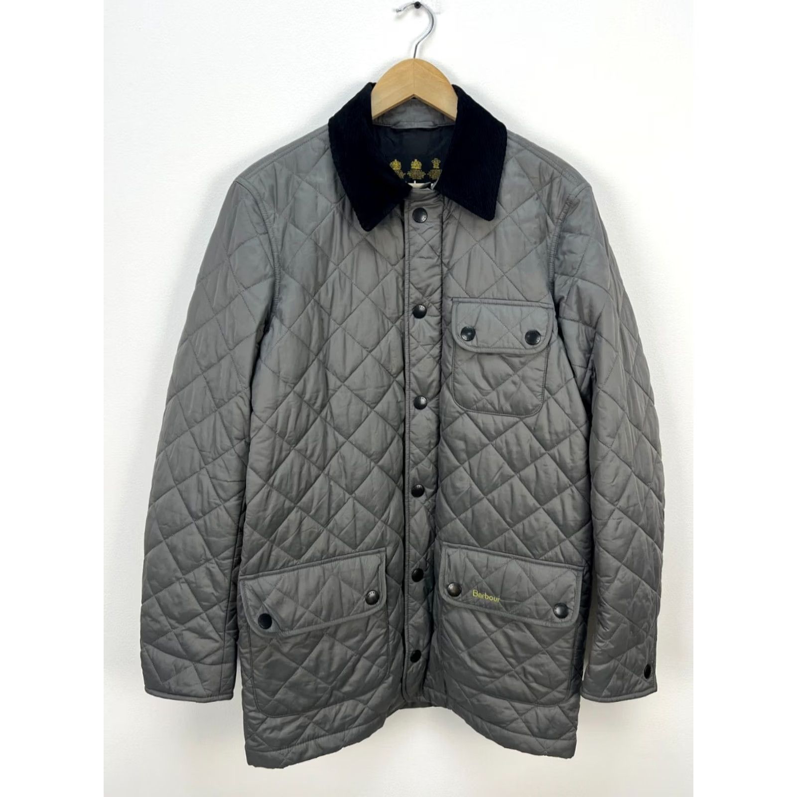 Barbour Barbour Jacket Quilted Barbour Barnett Quilt Jacket Size S Men Gray Quilt Jacket Barbour Men S Clothing 1990s? Size US S / EU 44-46 / 1 - 2 Thumbnail