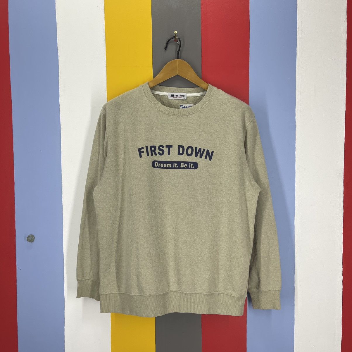 FIRST DOWN Crew Neck Sweatshirt #1984/13