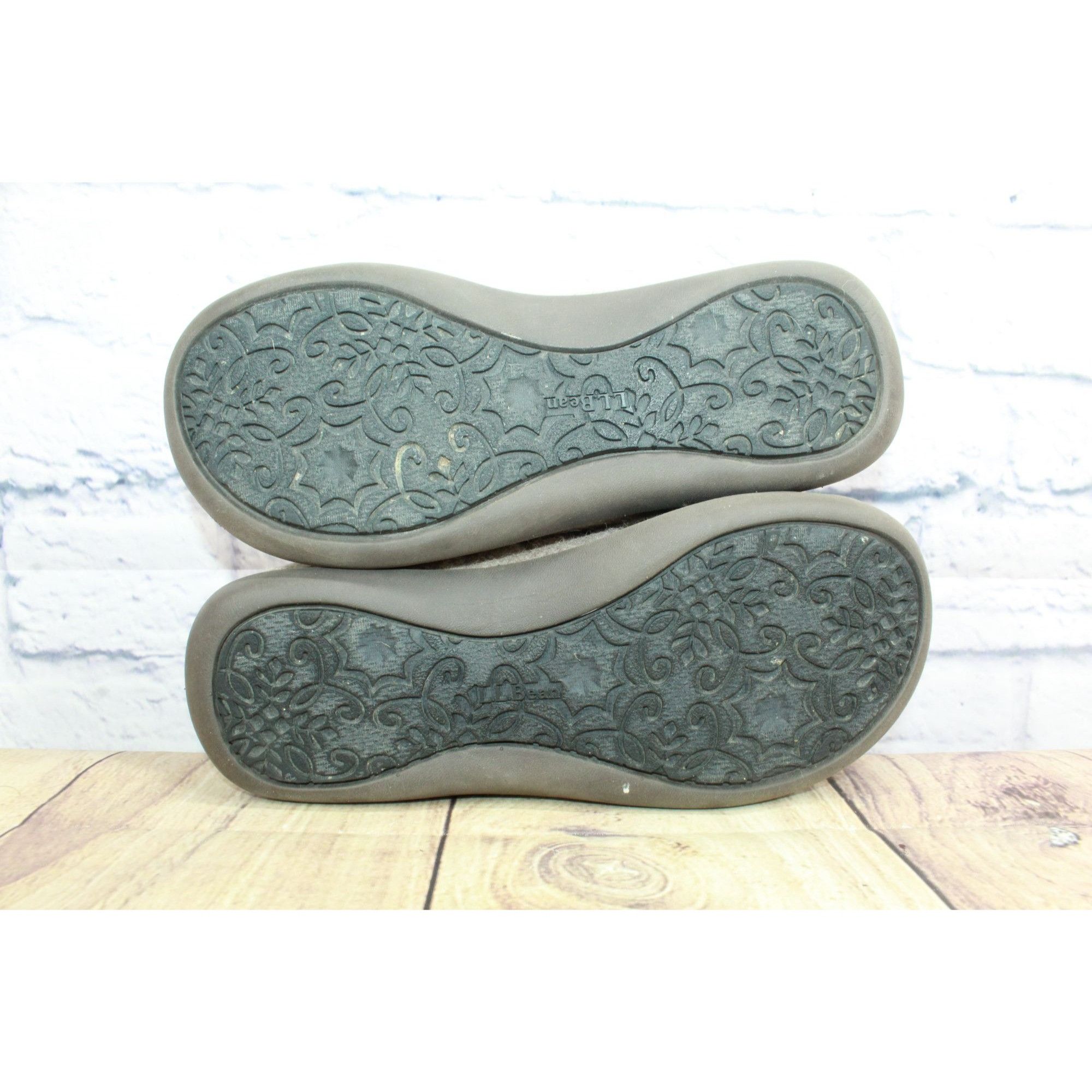 L.L. Bean LL Bean Women's Wool Motif Daybreak Slipper Scuffs Size 6 M Size US 6 / IT 36 - 9 Thumbnail