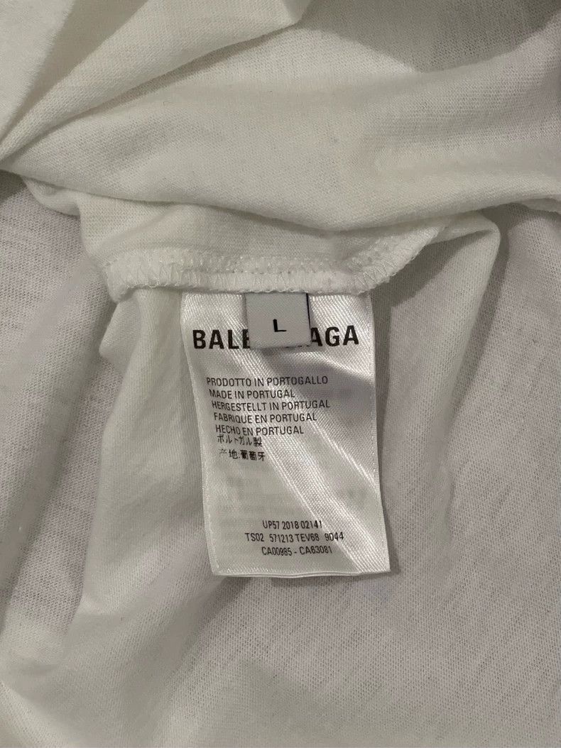 Balenciaga Balenciaga embroidered logo on the back short sleeves 2502 Size US L / EU 52-54 / 3 - 7 Thumbnail