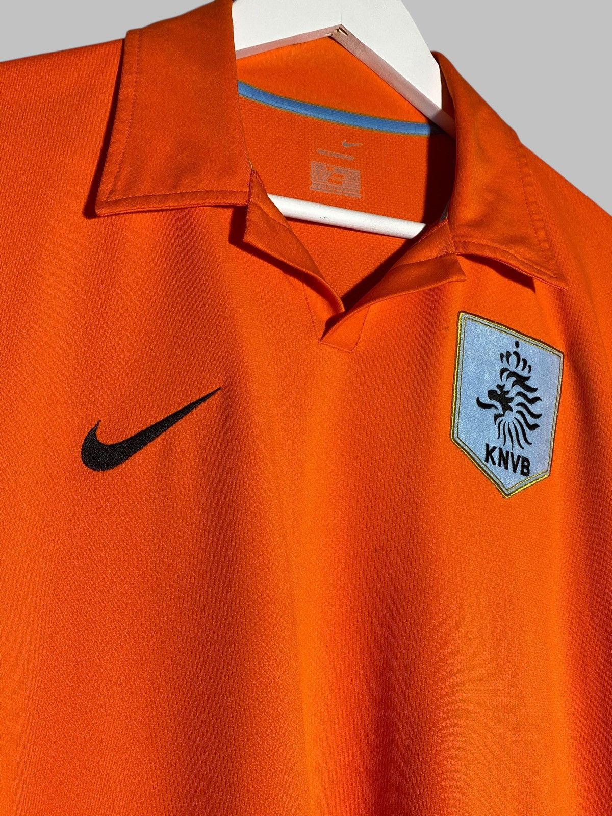 Vintage 00s Netherlands 2006 Nike Home Jersey KNVB Van Basten Era Size US L / EU 52-54 / 3 - 4 Thumbnail
