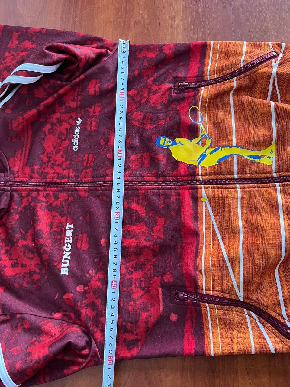 Adidas 2005 AOP ADIDAS X WILHELM BUNGERT TENNIS DESIGN JACKET ZIP Size US S / EU 44-46 / 1 - 20 Thumbnail