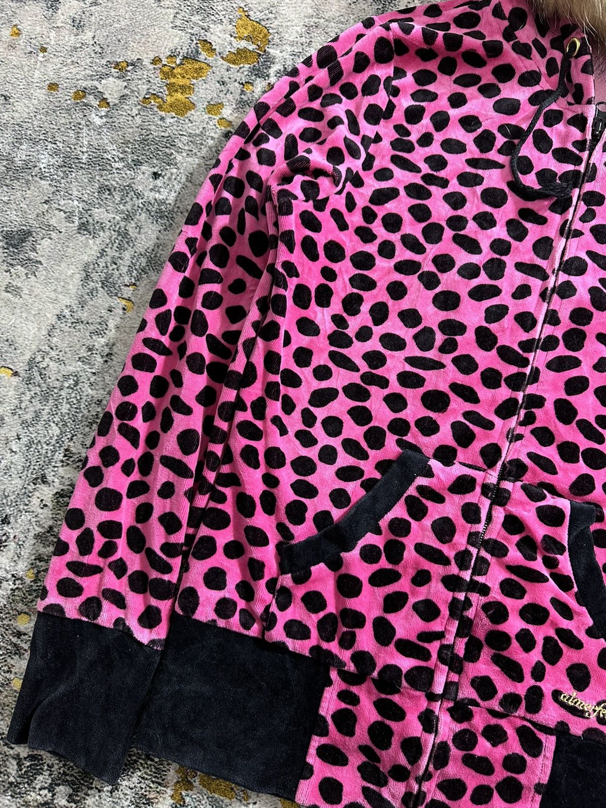Hysteric Glamour IFSIXWASNINE LGB WINTER STYLE LEOPARD VELVET FUR ZIPHOODIE Size S / US 4 / IT 40 - 4 Thumbnail