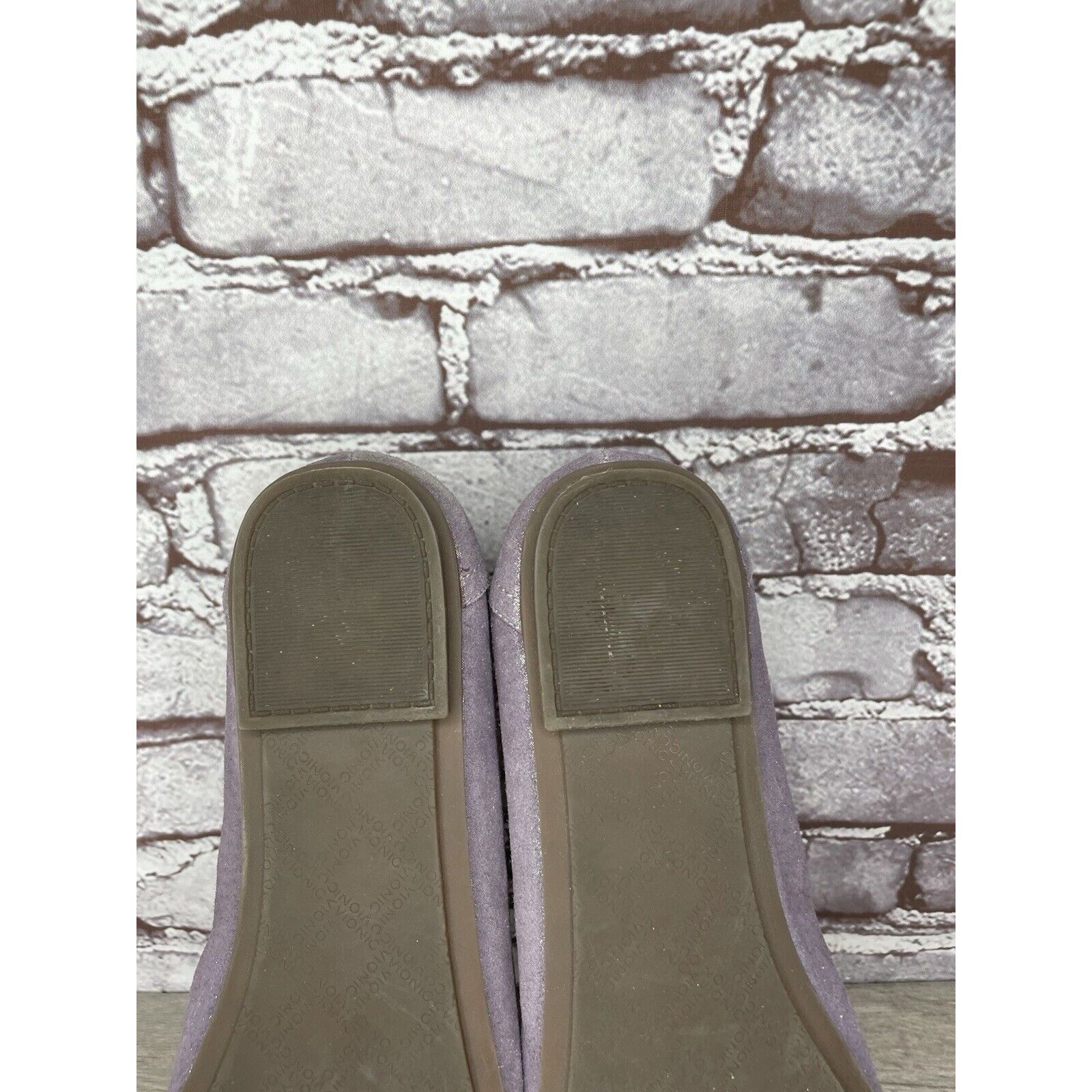 Other Vionic Caroll Metallic Shimmer Pewter Purple Leather Flats W Size US 9.5 / IT 39.5 - 20 Thumbnail