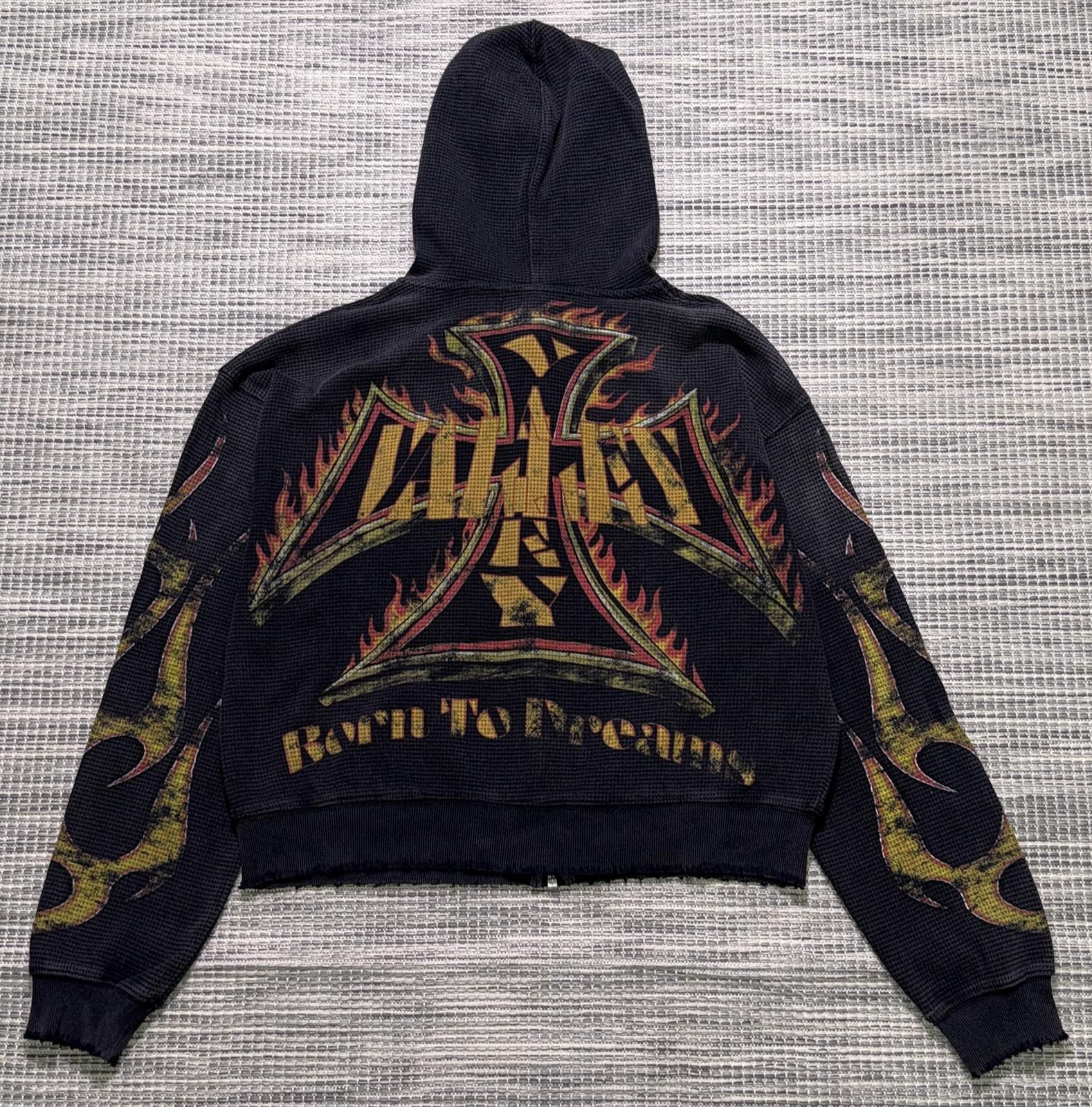 Vale Vale Forever Black Reborn Thermal Men's Zip Up Hoodie Size US S / EU 44-46 / 1 - 4 Thumbnail