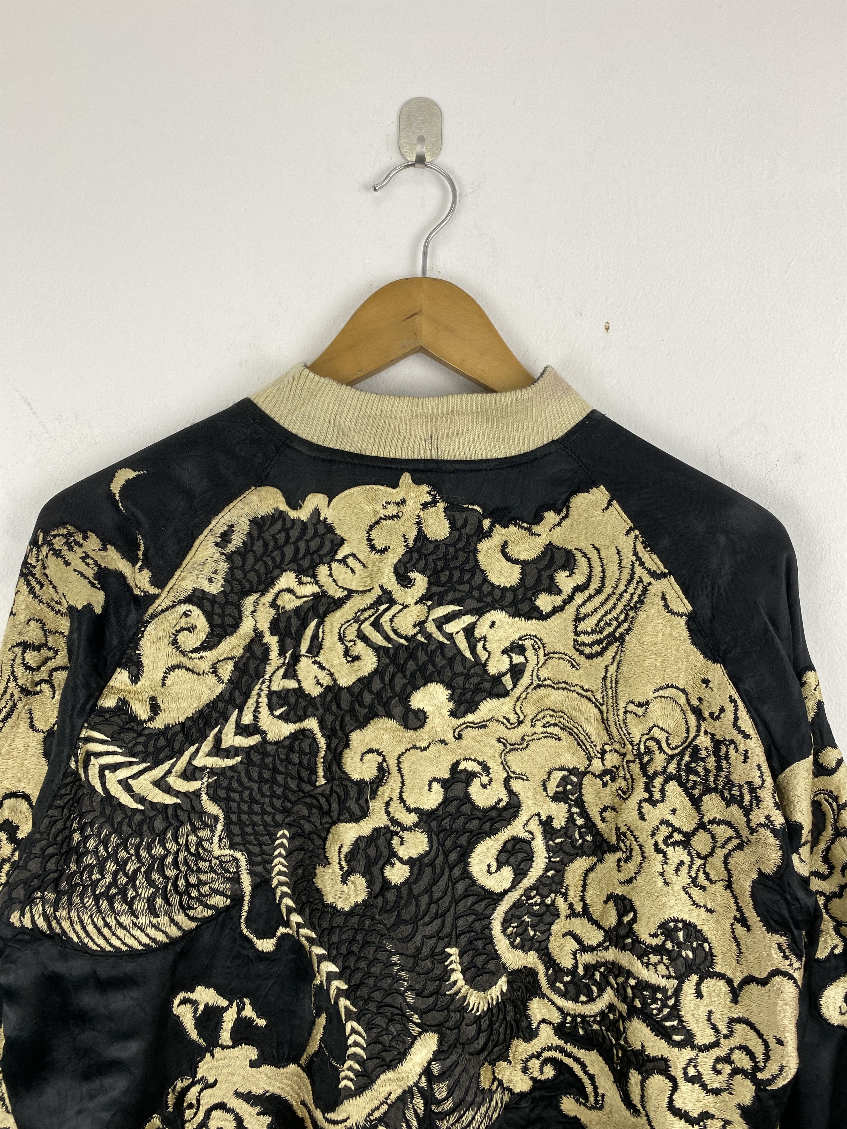 Dragonfly Japan Bosozoku Biker Dragonfly Tattoo Silk Reversible Jacket Size US M / EU 48-50 / 2 - 3 Thumbnail