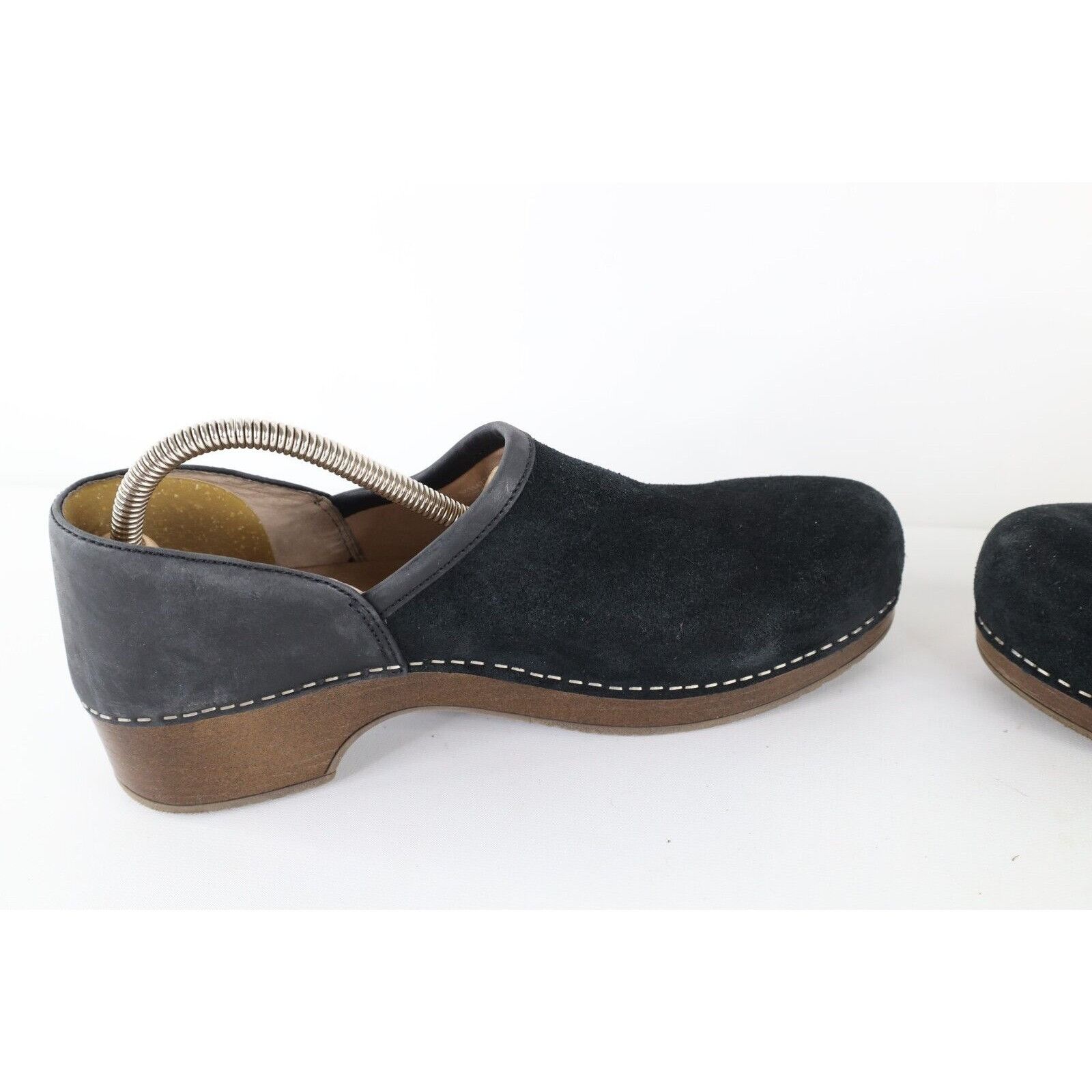 Dansko Dansko Faded Suede Leather Clogs Mary Janes Shoes Size US 10.5 / IT 40.5 - 6 Thumbnail