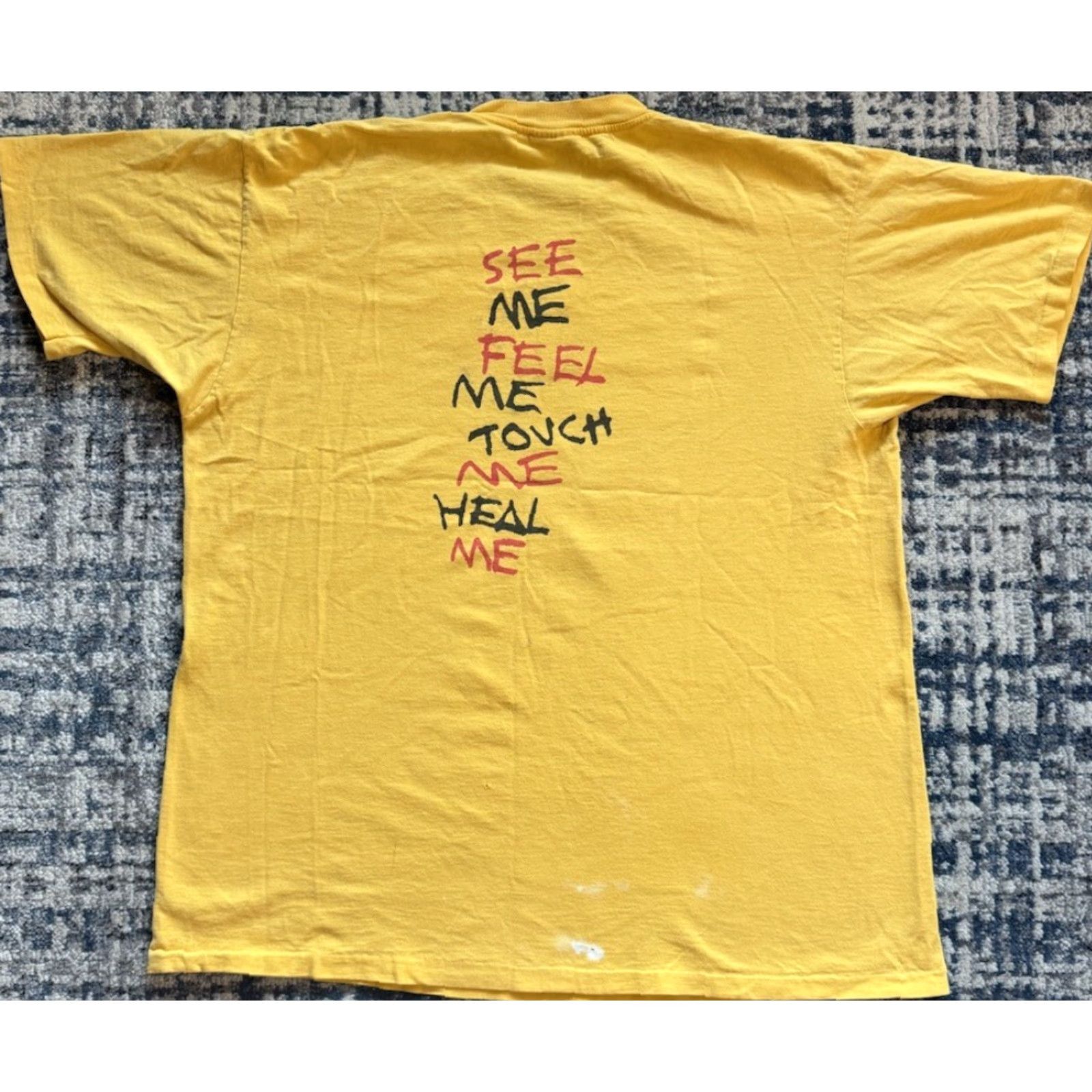 Vintage VINTAGE The Who’s Tommy On Broadway T Shirt XL Rock Band Musical Rock Opera Men's Yellow 1990s Size US XL / EU 56 / 4 - 4 Thumbnail