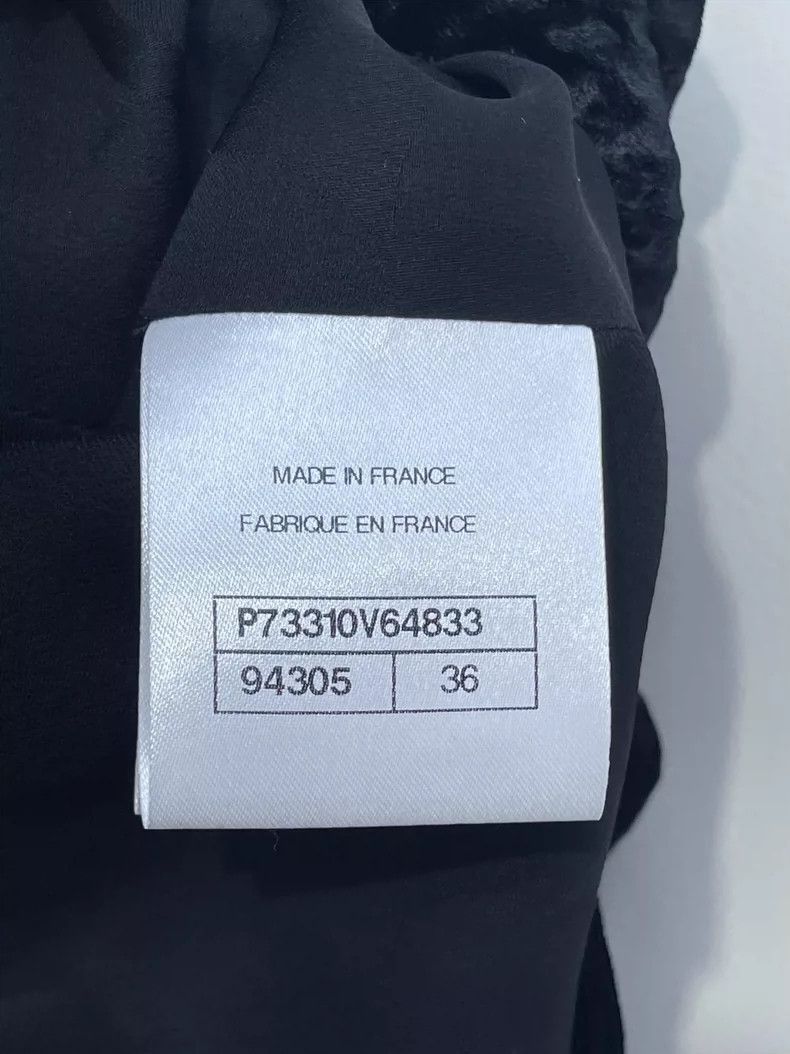 Chanel Chanel Blue Black Velvet Jacket with Pockets -2505 Size US S / EU 44-46 / 1 - 5 Thumbnail