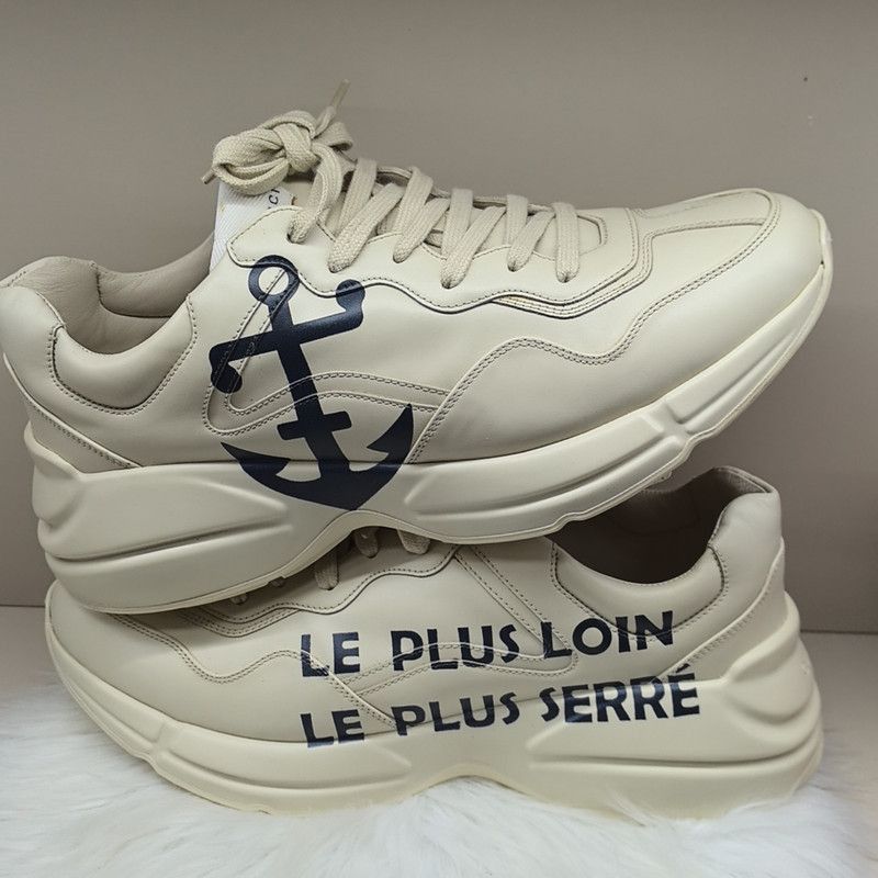 Gucci Gucci Rhyton Anchor Print Fashion Dad Sneakers - Size US 11 / EU 44 - 7 Thumbnail