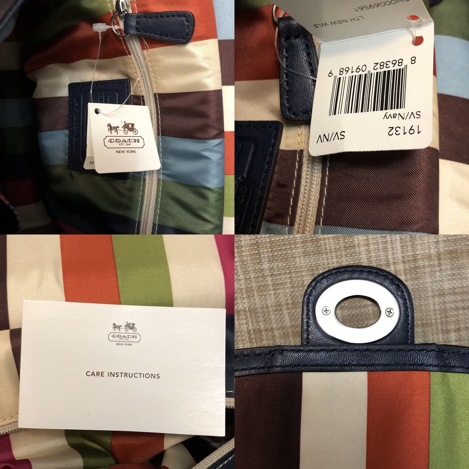 Coach VINTAGE? No. ORIGINAL: Coach Willis 70th Anniversary Limited Edition Navy Leather - Orig.Tag Included Crossbody Bag Size ONE SIZE - 9 Thumbnail