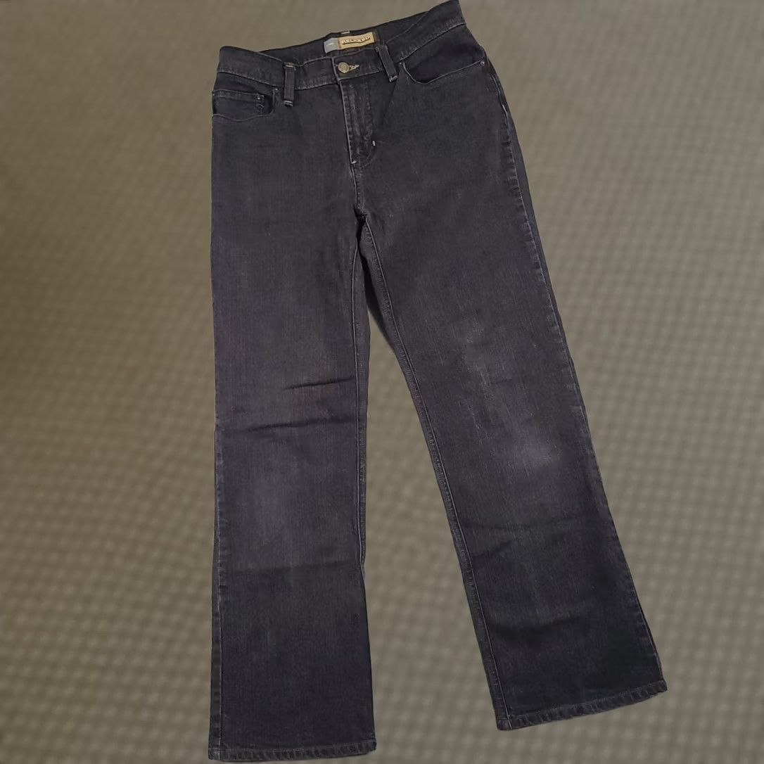 Old Navy VINTAGE Old Navy Jeans Women's 4 Long Mid-Rise Black Y2K Relaxed 90s Mom Straight Pants Girls? Size 27" / US 4 / IT 40 - 1 Thumbnail