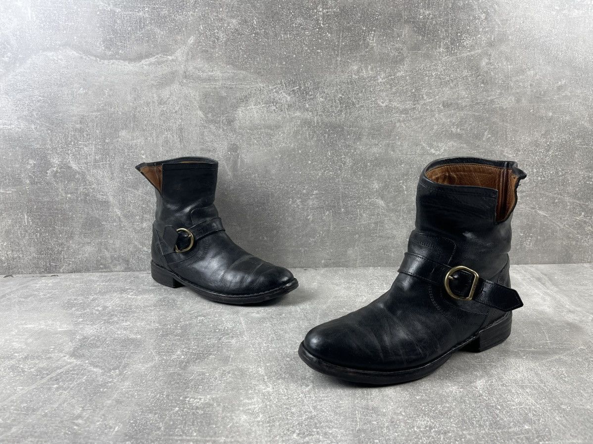 Fiorentini + Baker × Vintage Fiorenti + Baker Avant Garde Leather Lace Brown Hight Boots Size US 8 / IT 38 - 4 Thumbnail