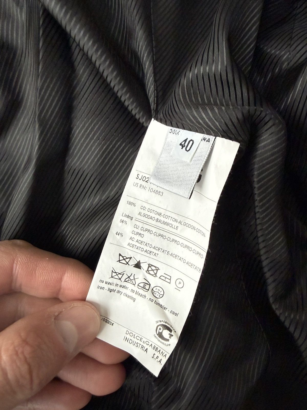 Dolce & Gabbana Dolce&Gabbana Blazer Jacket Size S / US 4 / IT 40 - 5 Thumbnail