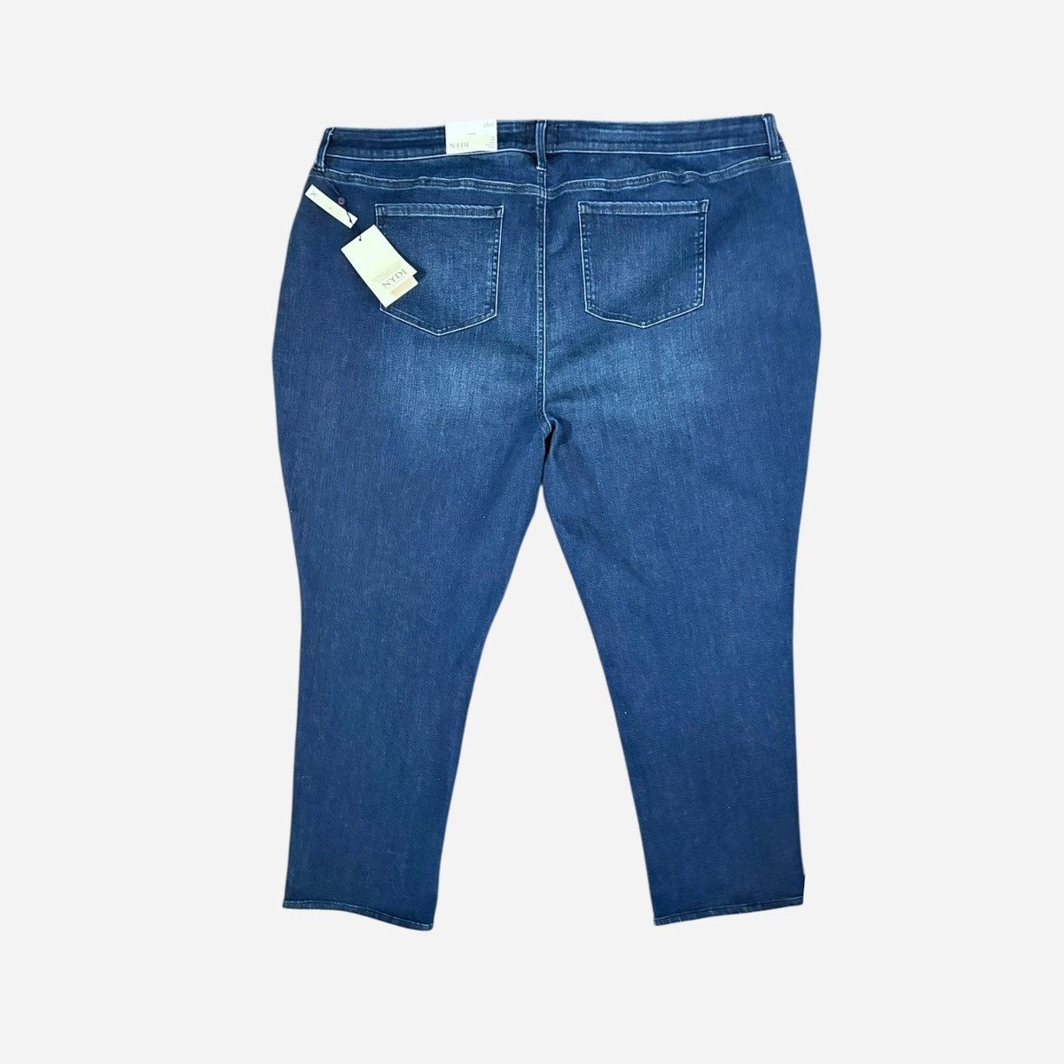 NYDJ NYDJ Women’s Plus Size Emma Dark Blue Jeans Sz 28W Size 36" / US 14 / IT 50 - 3 Thumbnail