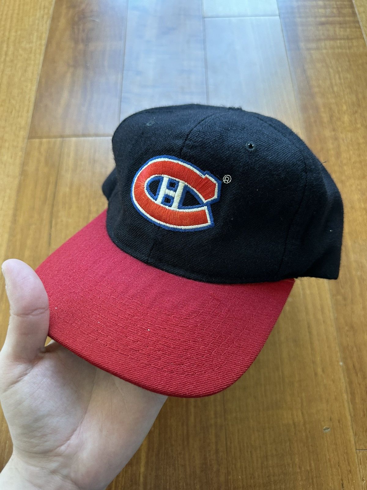 Vintage Vintage 90s Starter Montreal Canadiens Wool Snapback Hat Cap Size ONE SIZE - 3 Thumbnail