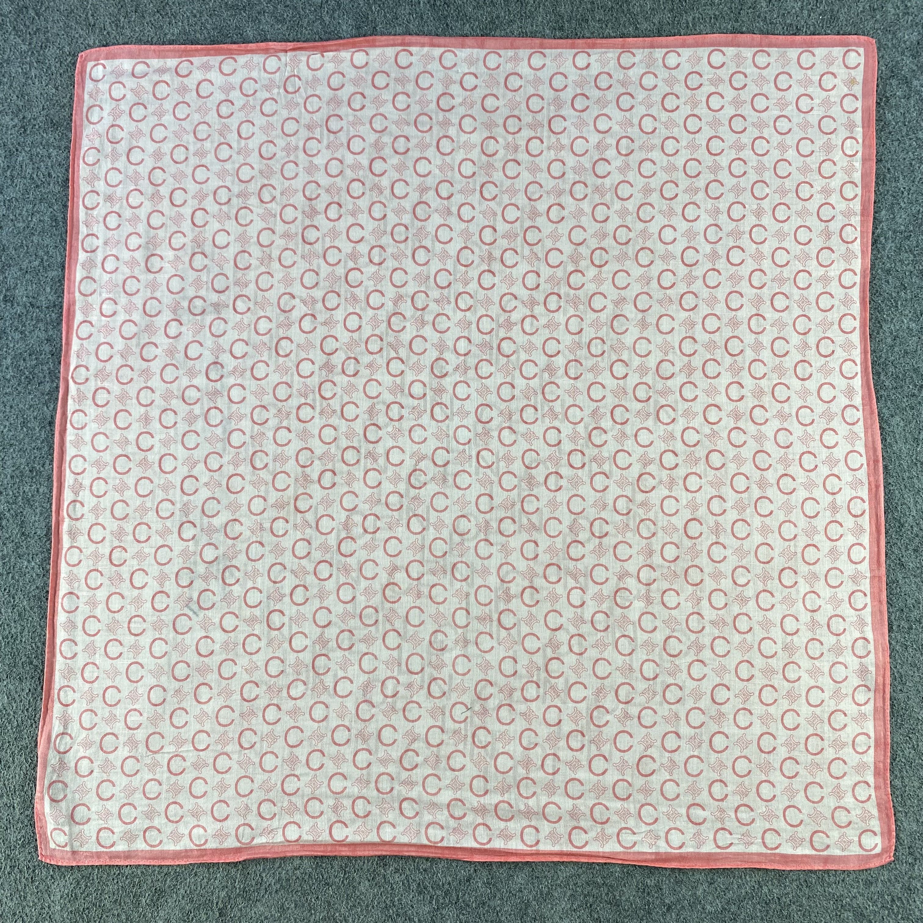 Vintage Celine Handkerchief/Neckerchief/Bandana HC636 Size ONE SIZE - 1 Thumbnail