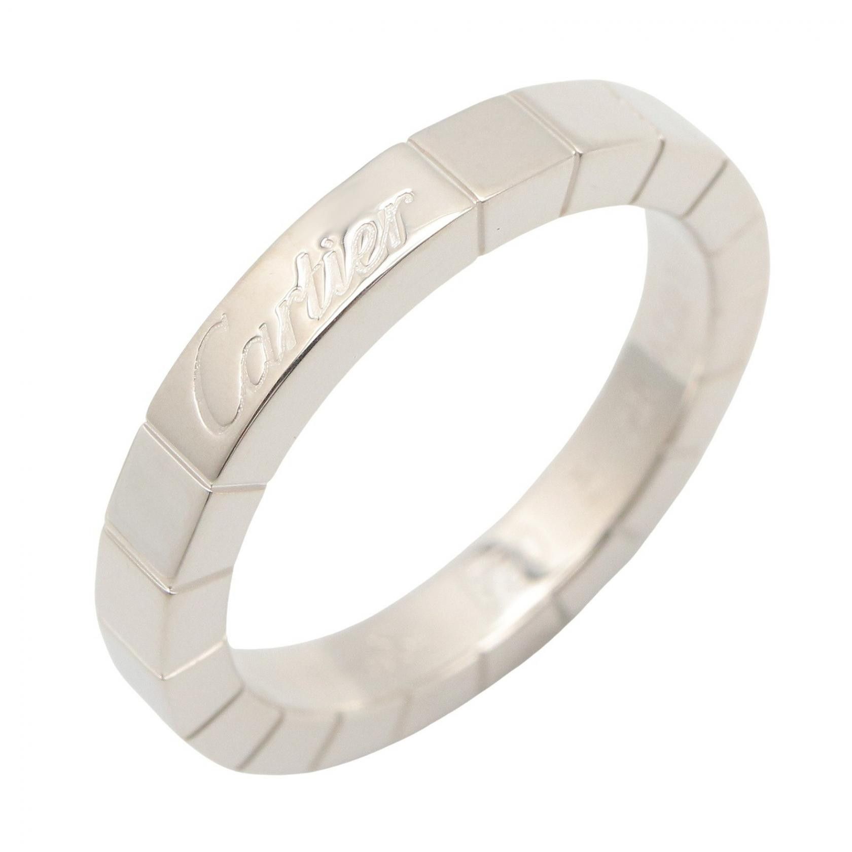 Cartier Cartier Cartier Lanieres Au750 White Gold Ring Size 10.5 Precious Metal Ring DUTY FREE for USA Size ONE SIZE - 1 Thumbnail