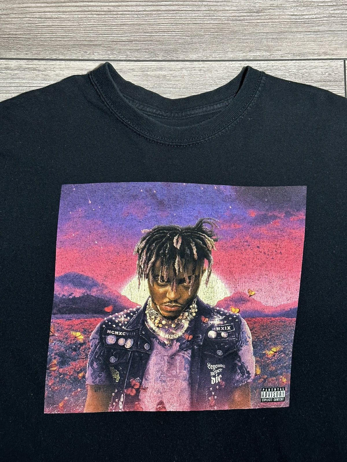 999 Club Juice Wrld Legends Never Die Album T Shirt Size US M / EU 48-50 / 2 - 2 Thumbnail