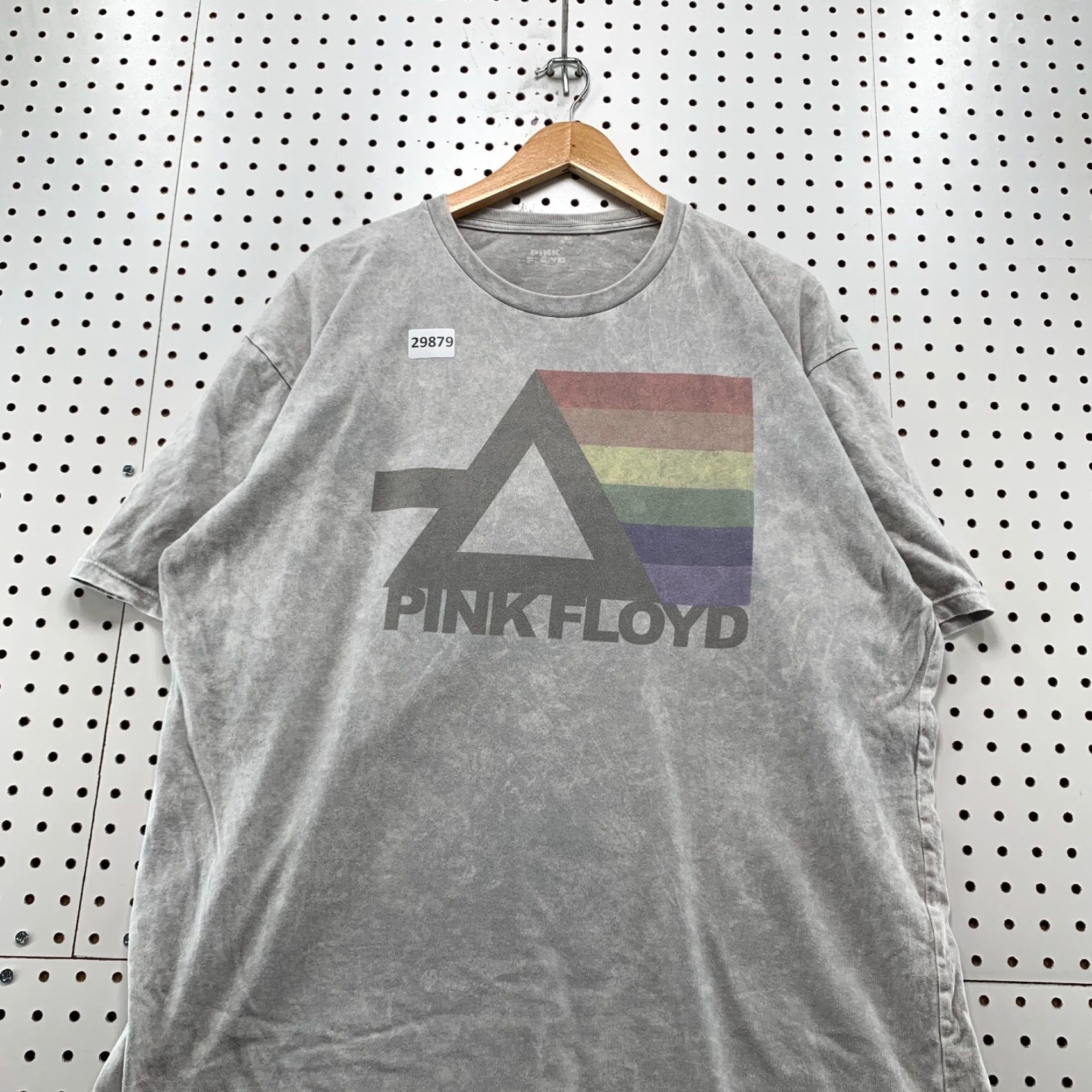 Vintage Pink Floyd Shirt Mens XL Gray Acid Wash Rainbow Graphic Music Band 25x30.5 Size US XL / EU 56 / 4 - 5 Thumbnail