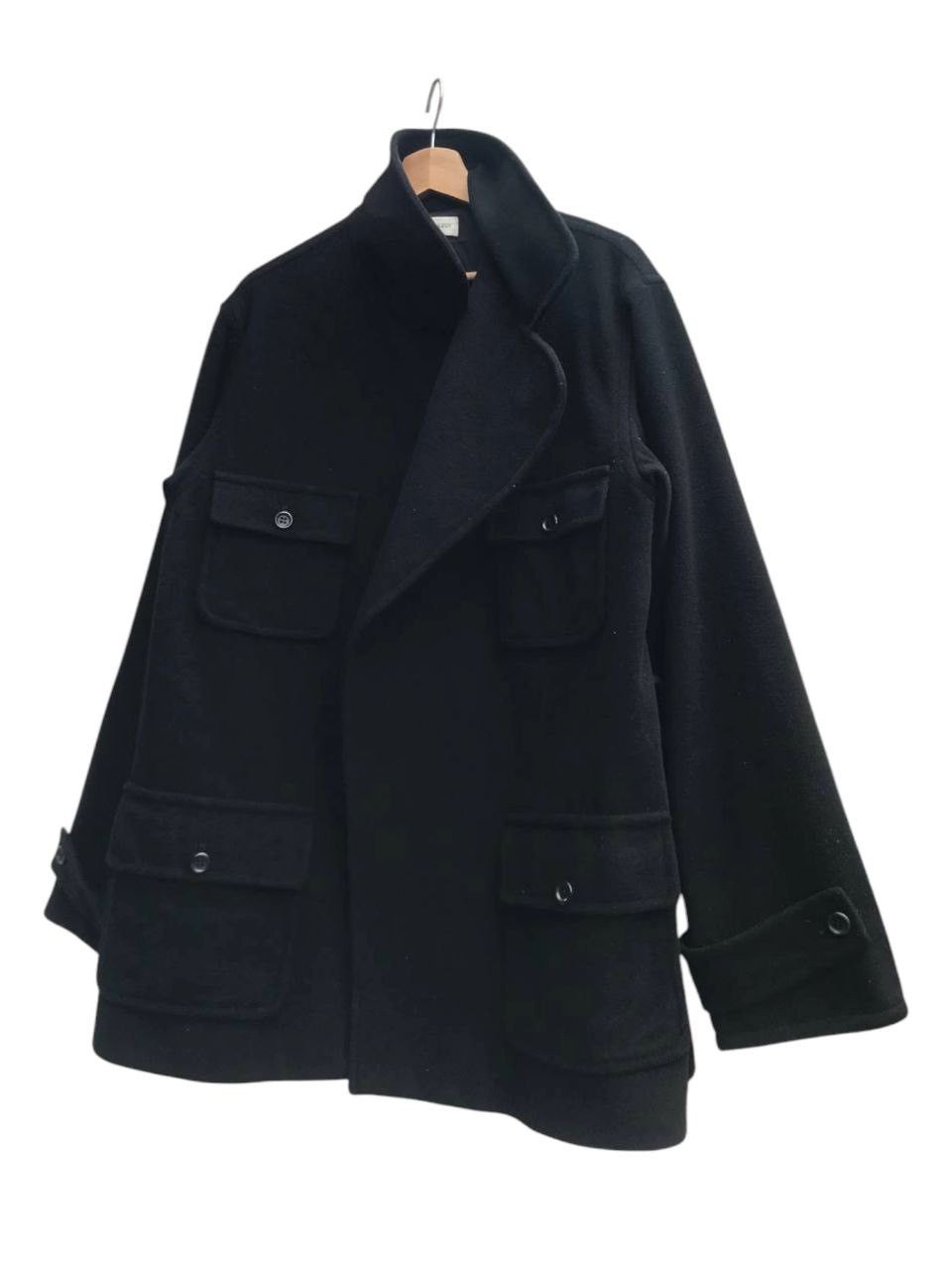Anne Klein A Line Anne Klein Wrap Wool Oversized Coat Size M / US 6-8 / IT 42-44 - 5 Thumbnail