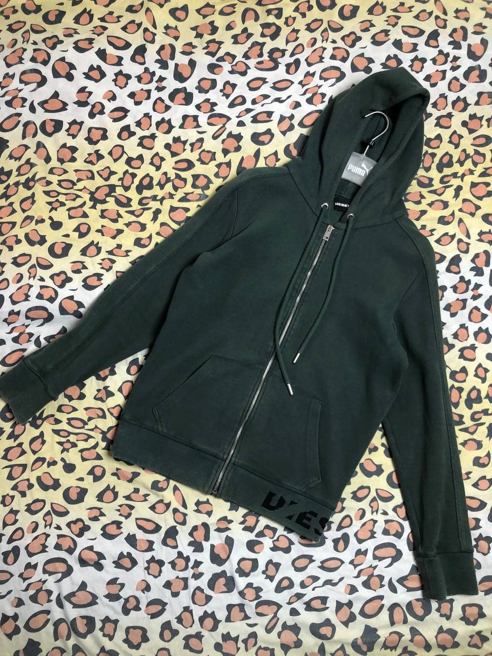 Diesel × Vintage Vintage Diesel Boxy Archival Zip Hoodie Y2K Size US M / EU 48-50 / 2 - 1 Thumbnail
