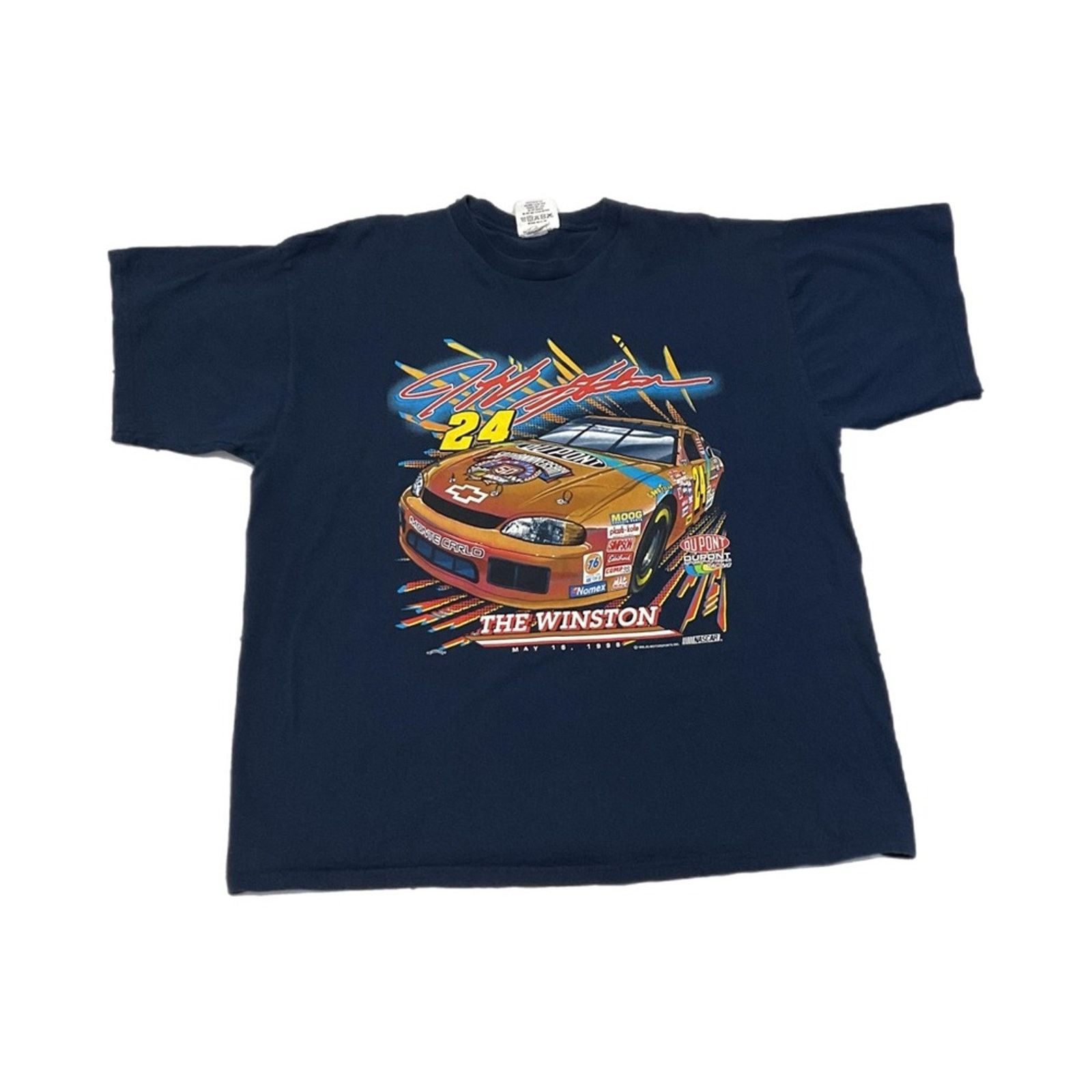Chase Authentics Vintage Rare 1998 Jeff Gordan NASCAR T-Shirt Size US XXL / EU 58 / 5 - 1 Thumbnail