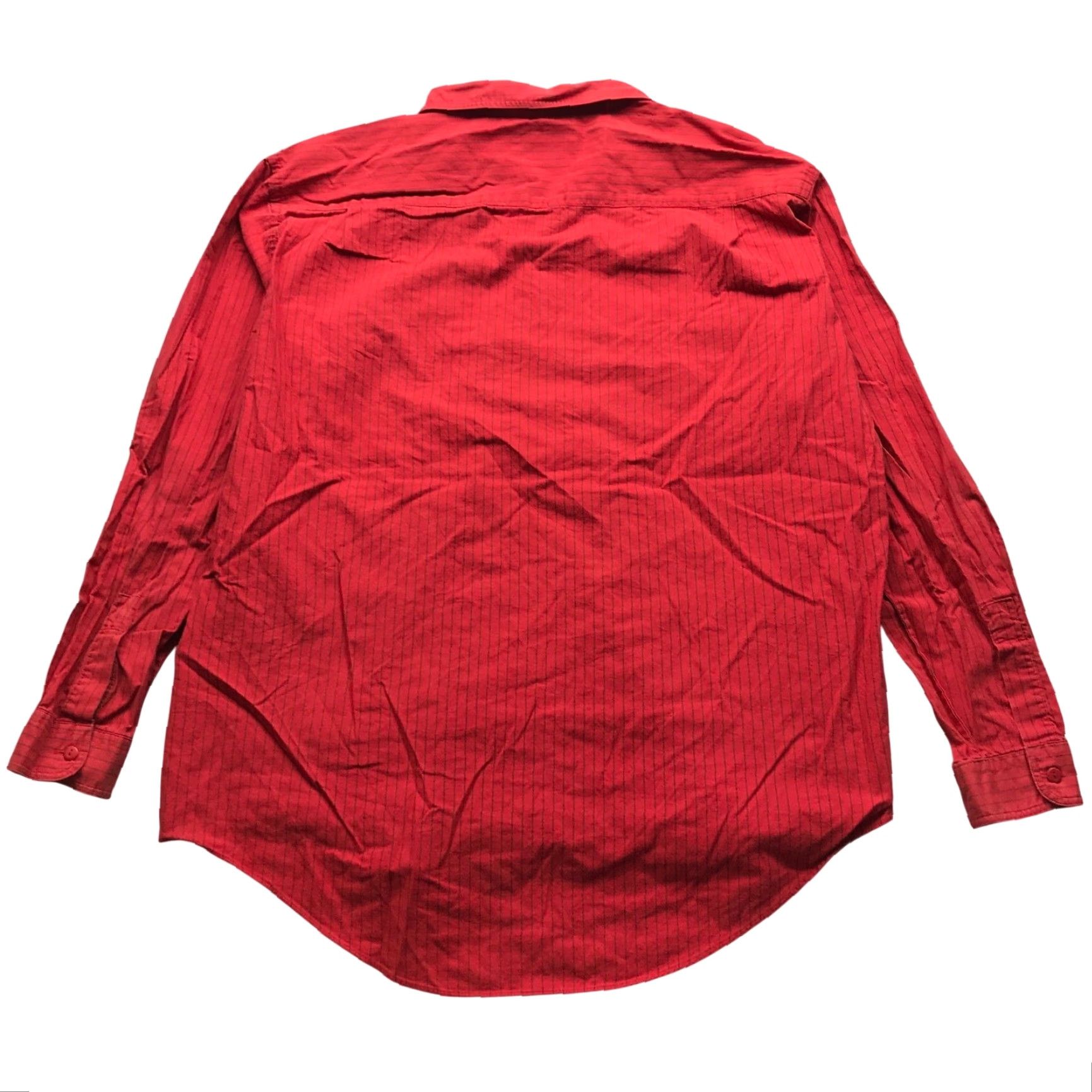 Vintage VINTAGE Levis International Collection Button Up Shirt Men XL Long Sleeve Pinstripe Red Logo Buttons Shirt Mens XL Size US XL / EU 56 / 4 - 4 Thumbnail