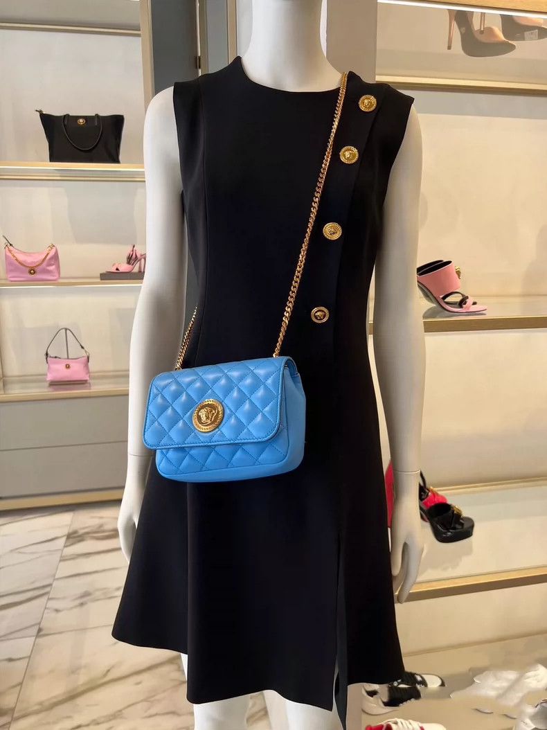 Versace Versace Classic Medusa little black dress Size M / US 6-8 / IT 42-44 - 2 Thumbnail