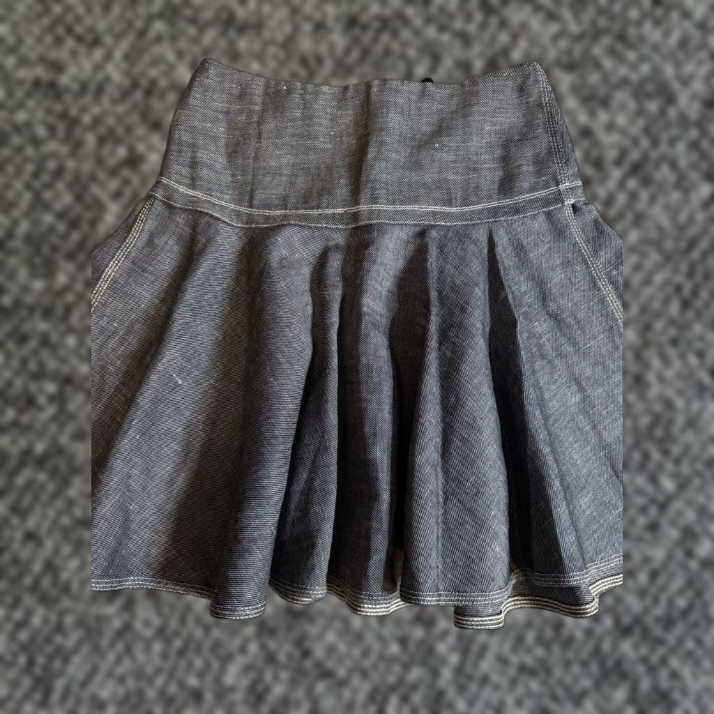 Rag & Bone rag & bone Indigo Denim Elsa Skirt Women’s Size 2 NWT Cotton & Hemp Knee Length Trumpet Modern All Seasons Elastic/Stretch Women Size 26" / US 2 / IT 38 - 1 Thumbnail