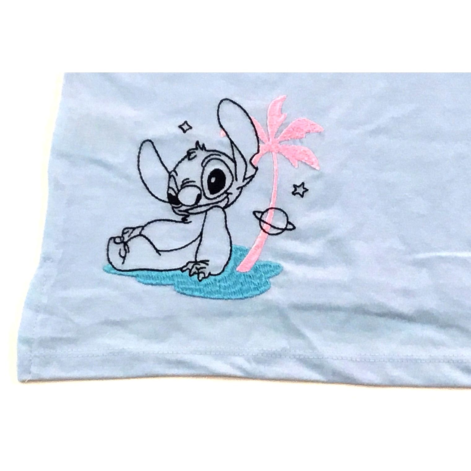 Disney Stitch Angel Disney Blue T-Shirt, New, Size Large, NWT Size L / US 10 / IT 46 - 5 Thumbnail