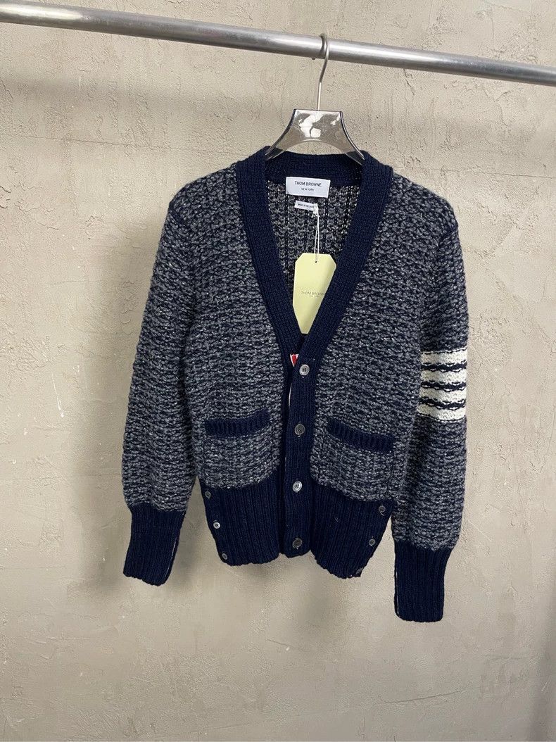 Thom Browne Thom Browne size0 Woolen horsehair sweater Size US XS / EU 42 / 0 - 1 Thumbnail