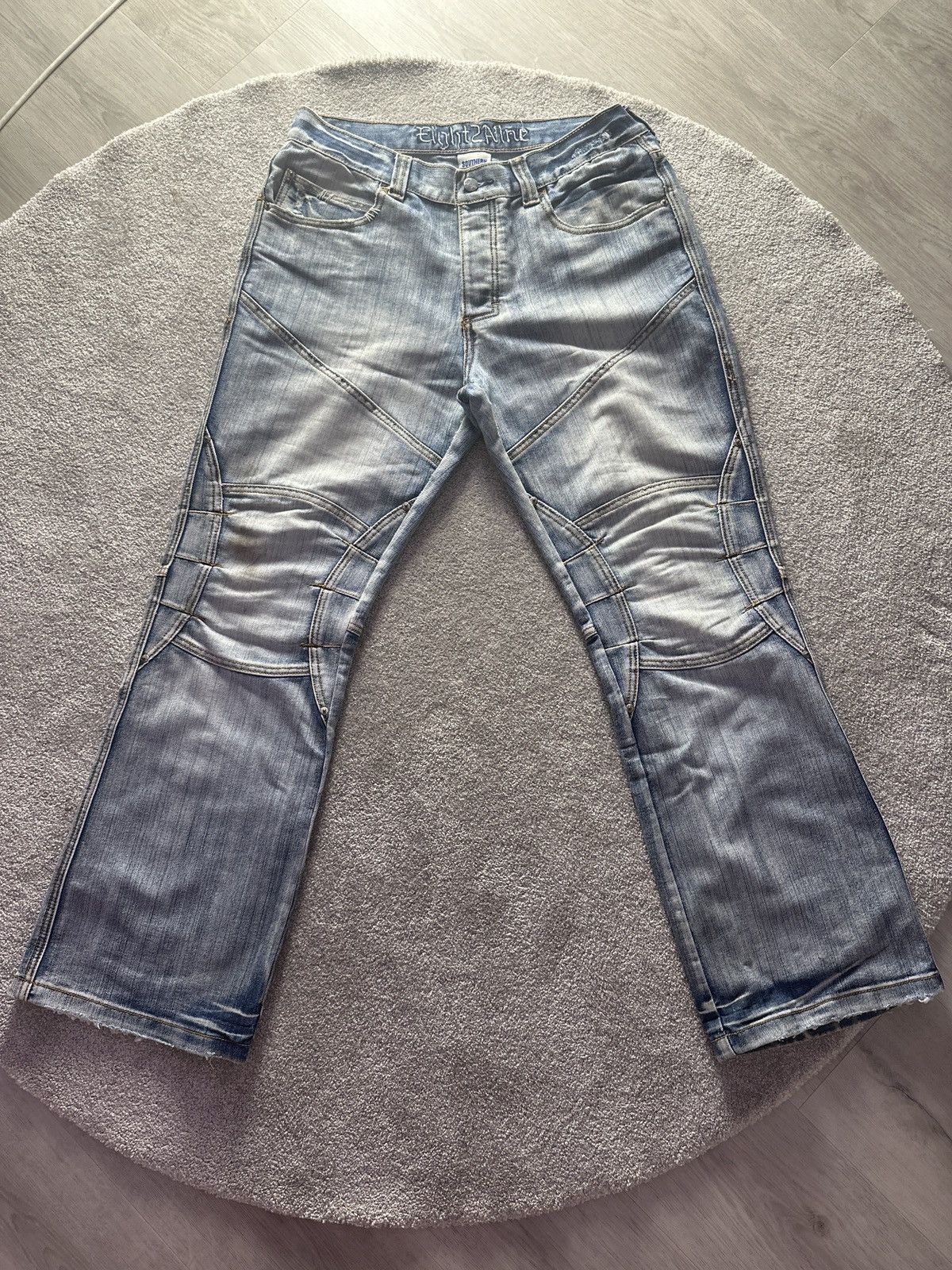 Hysteric Glamour × Japanese Brand × Vintage EIGHT2NINE PATCHWORK JAPANESE DENIM Size US 34 / EU 50 - 1 Thumbnail