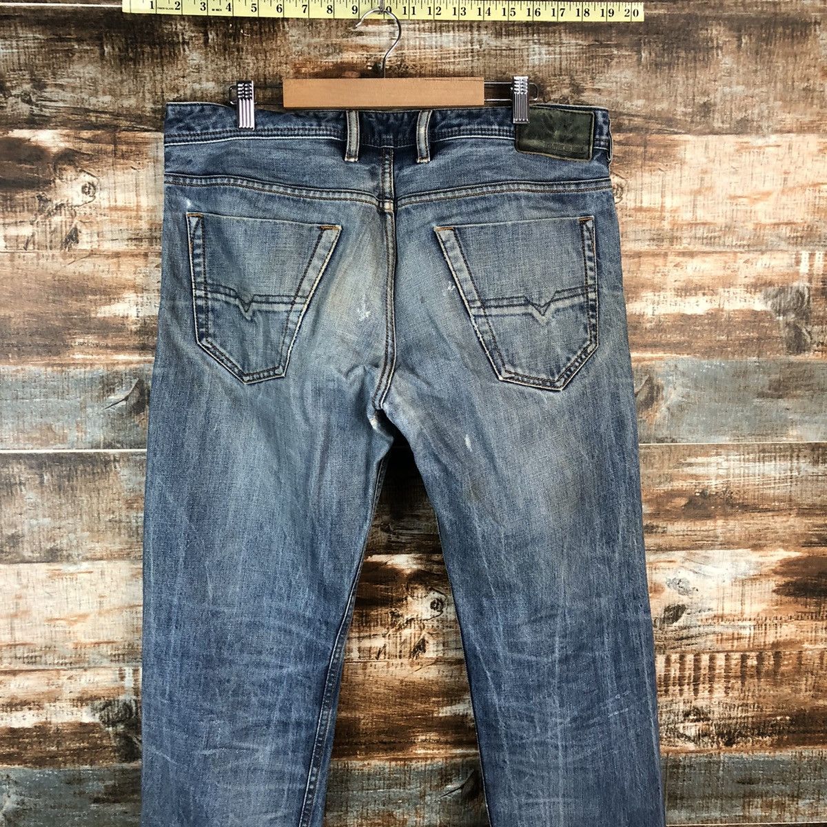 Diesel DL Diesel Industries faded Blue Denim Pants #C160 Size US 34 / EU 50 - 13 Thumbnail