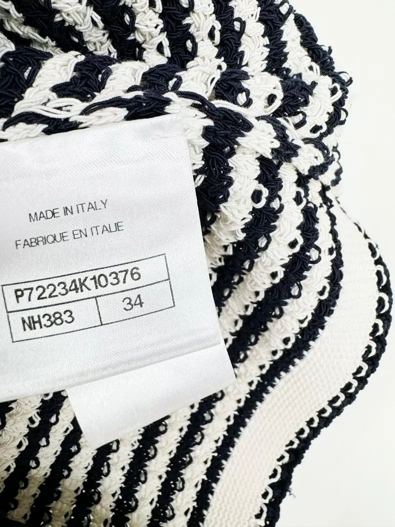 Chanel Chanel Black and white striped vest Size XXS / US 00 / IT 34 - 4 Thumbnail