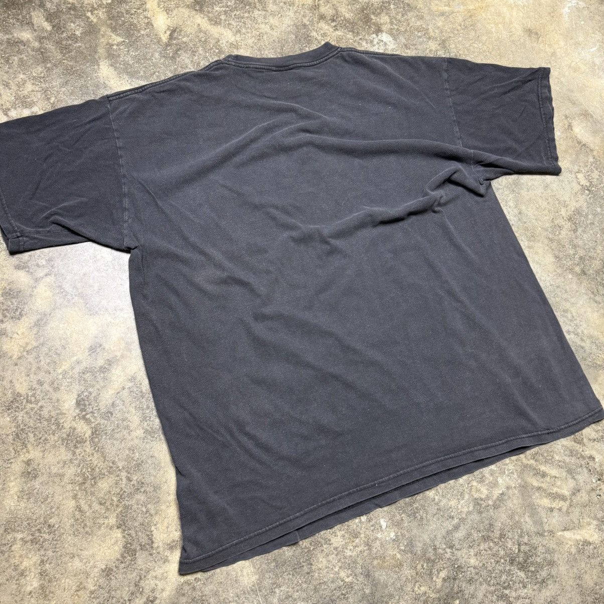 vintage adidas addicted weed faded baggy tshirt