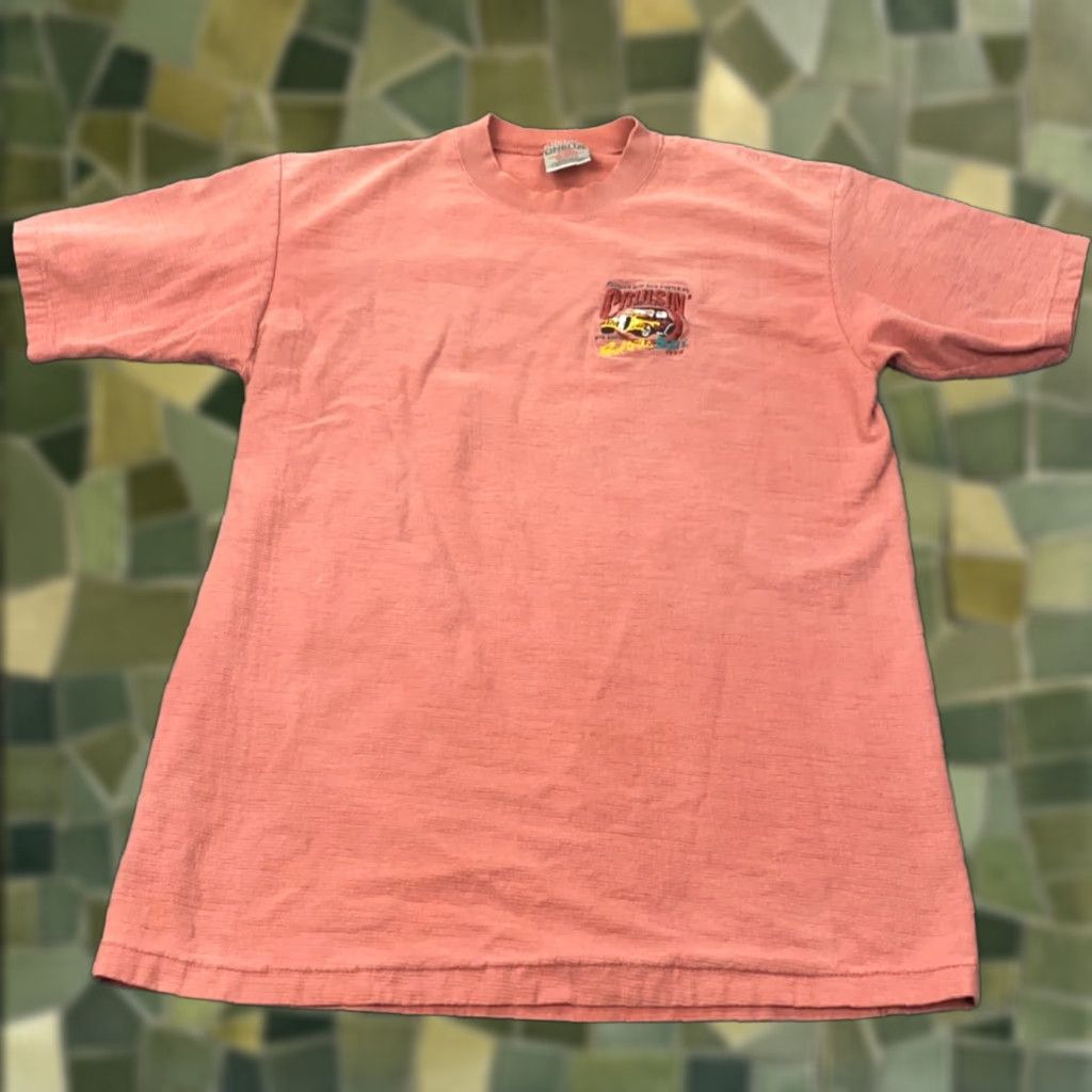 Vintage VINTAGE Oneita Classic Car Shirt Mens Large Red Embroidered 50s USA Jersey Size US L / EU 52-54 / 3 - 1 Thumbnail