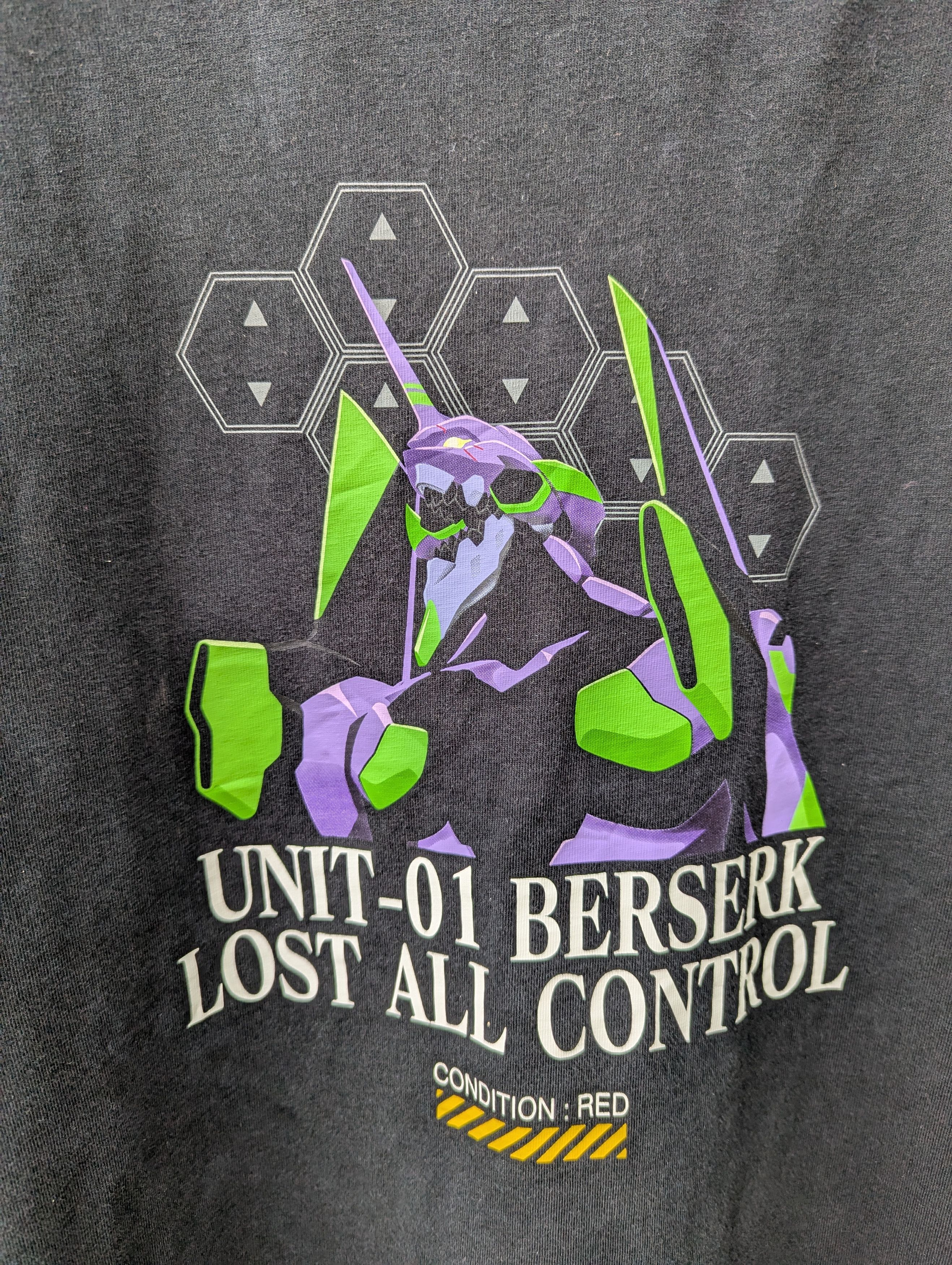 Anime 🔥FREE SHIPPING🔥Neon Genesis Evangelion Unit-01 Tshirt Size US XXL / EU 58 / 5 - 2 Thumbnail