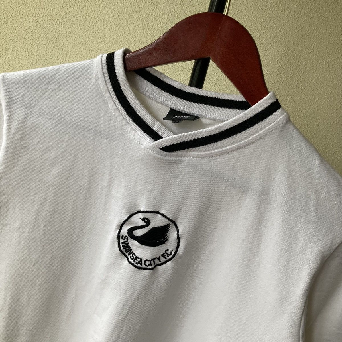 Vintage Swansea City 80s Jersey Football Blokcore Retro T Shirt Size US M / EU 48-50 / 2 - 2 Thumbnail