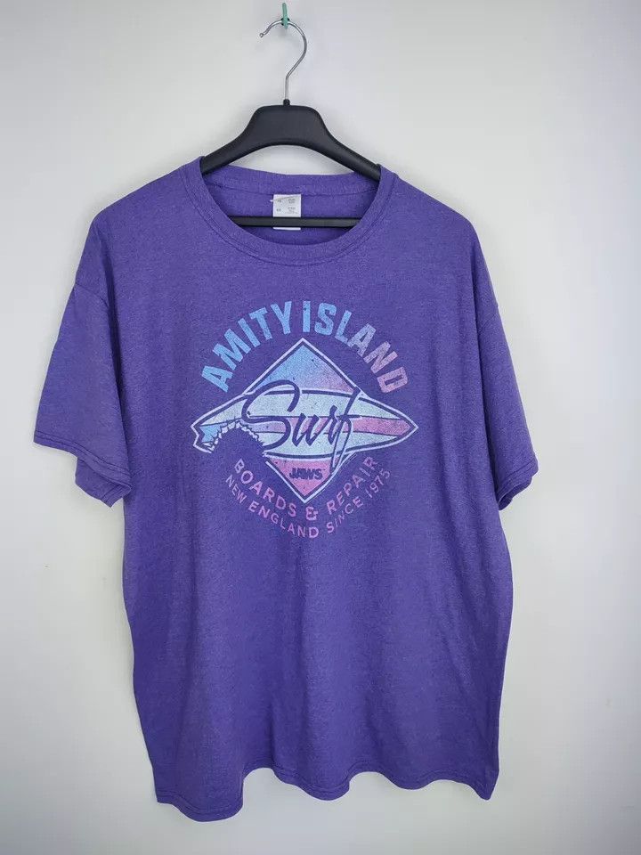 Vintage Rare vintage Jaws amity island surf movie shirt Size M Size US M / EU 48-50 / 2 - 13 Thumbnail
