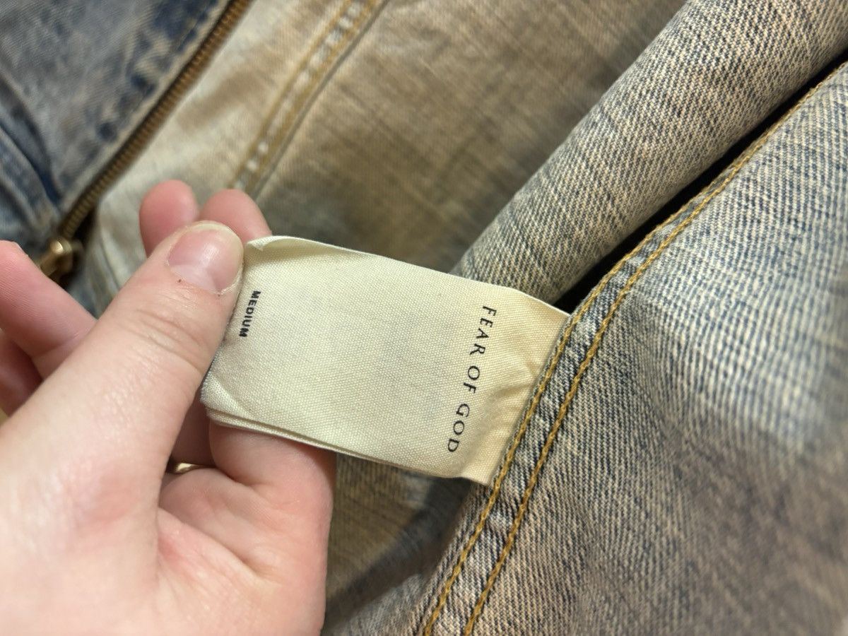 Fear of God Fear of God Jeans Distressed Denim Jacket, M (Oversized) Size US M / EU 48-50 / 2 - 6 Thumbnail
