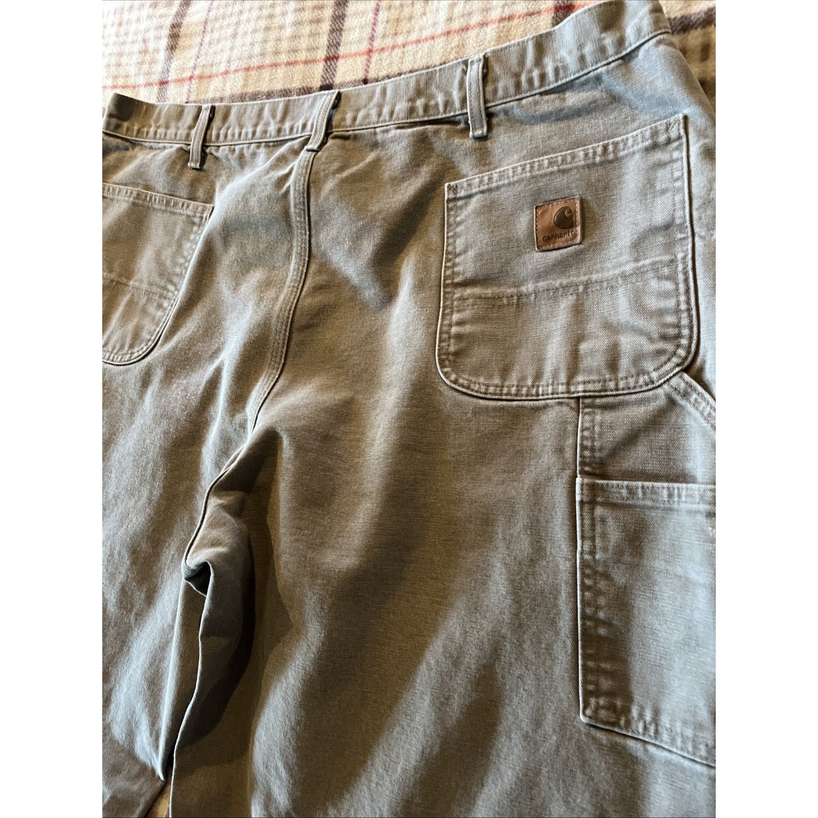 Carhartt Carhartt Men’s Pants 42x32 Gray Dungaree Fit Duck Canvas Size US 42 / EU 58 - 11 Thumbnail