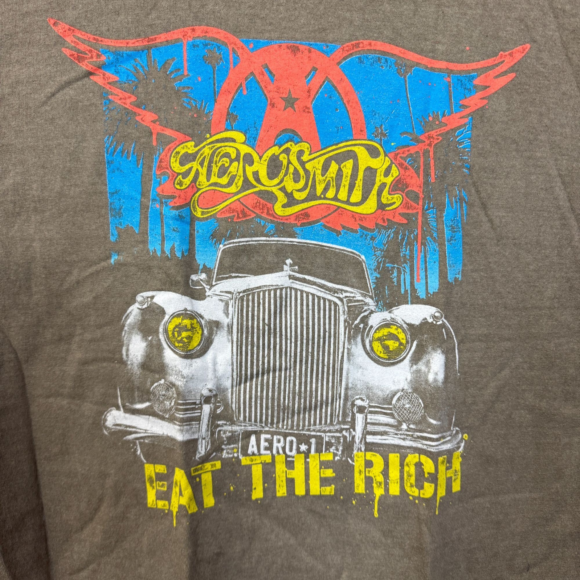 Aerosmith Aerosmith Eat The Rich Album Cover Art Arena Rock Band Tee M Size US M / EU 48-50 / 2 - 2 Thumbnail
