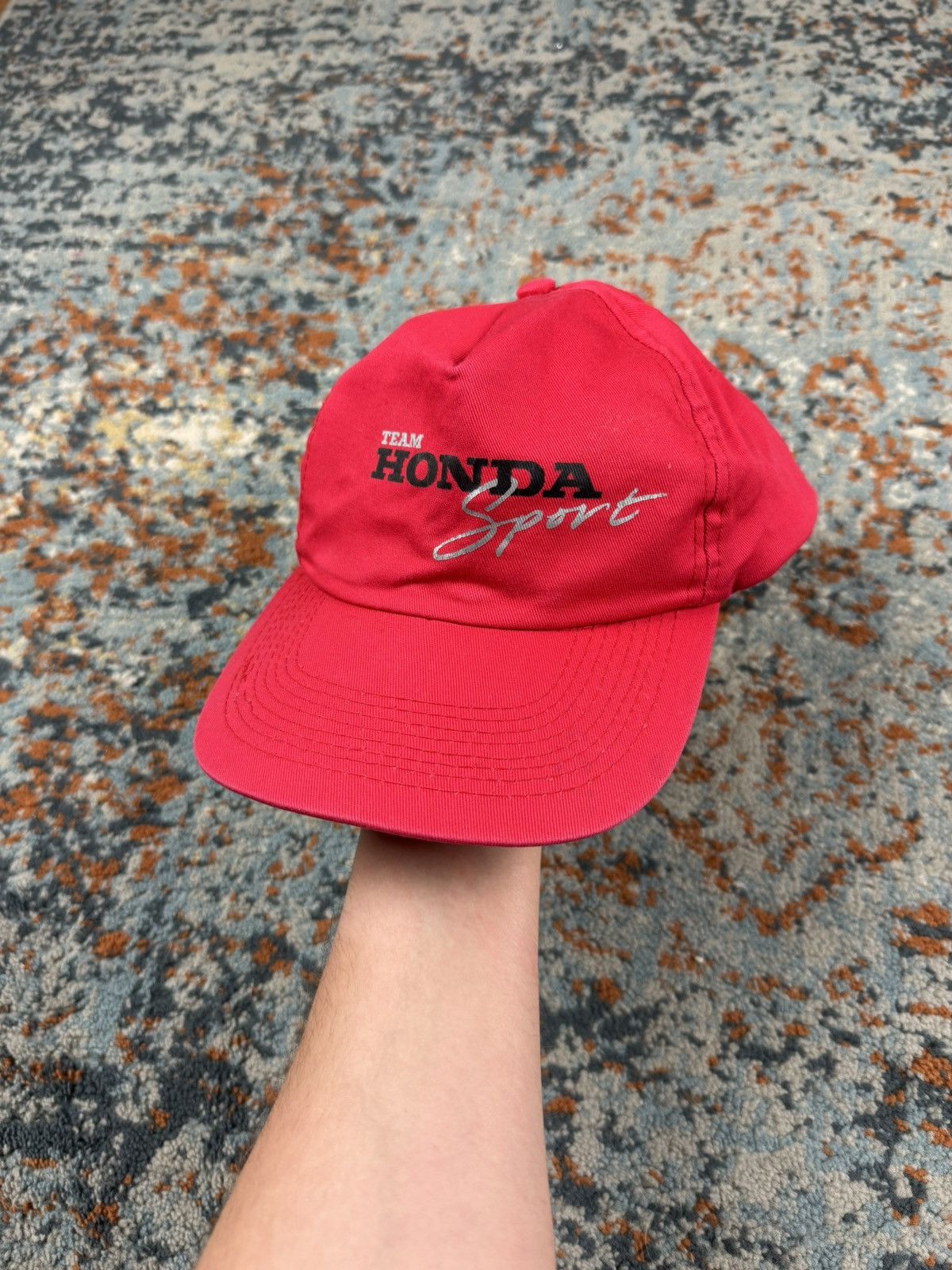 Honda × Vintage Vintage 80s Honda sport racing hat rally f1 Size ONE SIZE - 1 Thumbnail