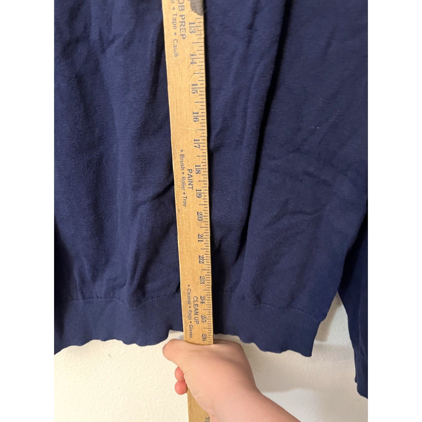 Chaps VINTAGE Chaps Sweater Long Sleeve V-Neck Size Large Blue Preowned Men Size US M / EU 48-50 / 2 - 4 Thumbnail